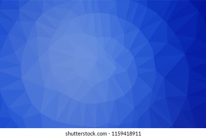 Light BLUE vector blurry hexagon template. A completely new color illustration in a vague style. The elegant pattern can be used as part of a brand book.