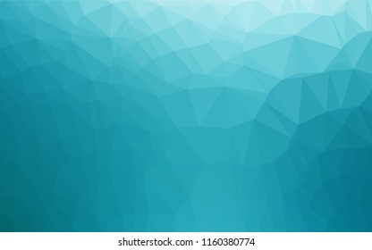 Light BLUE vector blurry hexagon pattern. Brand new colored illustration in blurry style with gradient. A completely new template for your business design.