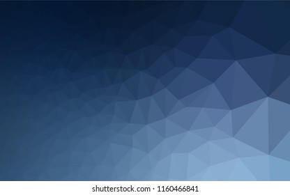 Light BLUE vector blurry hexagon template. Colorful abstract illustration with gradient. A completely new template for your business design.