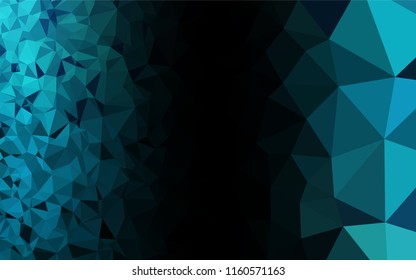Light BLUE vector blurry hexagon texture. Shining colored illustration in a Brand new style. The template can be used as a background for cell phones.