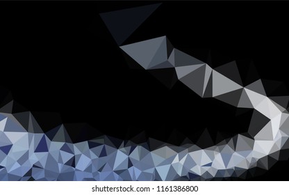 Light BLUE vector blurry hexagon texture. A completely new color illustration in a vague style. The best triangular design for your business.
