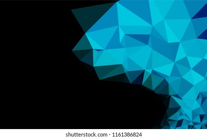 Light BLUE vector blurry hexagon texture. A completely new color illustration in a vague style. Brand new style for your business design.