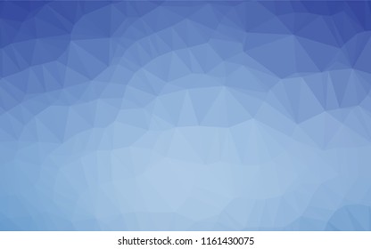 Light BLUE vector blurry hexagon template. Modern geometrical abstract illustration with gradient. Brand new style for your business design.