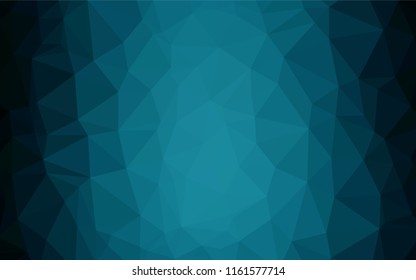 Light BLUE vector blurry hexagon template. Shining colored illustration in a Brand new style. The elegant pattern can be used as part of a brand book.
