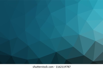 Light BLUE vector blurry hexagon template. A vague abstract illustration with gradient. A new texture for your design.