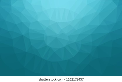Light BLUE vector blurry hexagon pattern. An elegant bright illustration with gradient. The polygonal design can be used for your web site.