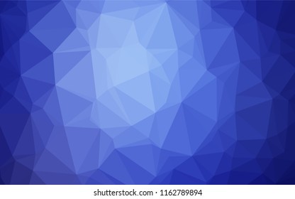 Light BLUE vector blurry hexagon template. Colorful illustration in abstract style with gradient. The polygonal design can be used for your web site.