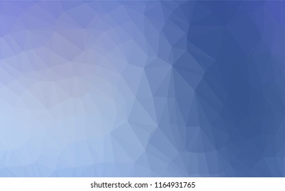 Light BLUE vector blurry hexagon pattern. Modern geometrical abstract illustration with gradient. Brand new design for your business.