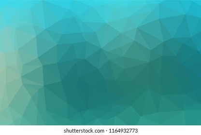 Light BLUE vector blurry hexagon pattern. A sample with polygonal shapes. A completely new template for your business design.
