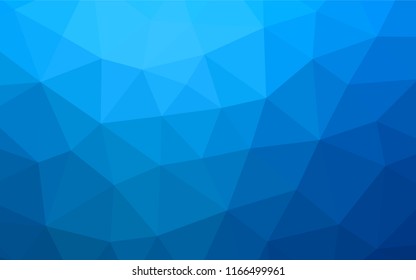 Light BLUE vector blurry hexagon template. Colorful illustration in abstract style with gradient. A completely new design for your business.