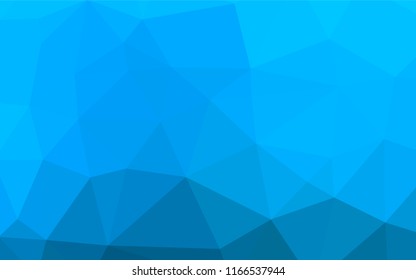 Light BLUE vector blurry hexagon template. Colorful abstract illustration with gradient. A completely new design for your business.