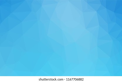 Light BLUE vector blurry hexagon texture. Shining colored illustration in a Brand new style. The textured pattern can be used for background.