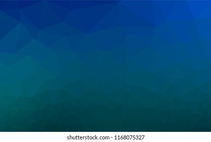 Light BLUE vector blurry hexagon template. Colorful abstract illustration with gradient. The best triangular design for your business.