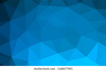Light BLUE vector blurry hexagon pattern. An elegant bright illustration with gradient. Brand new style for your business design.
