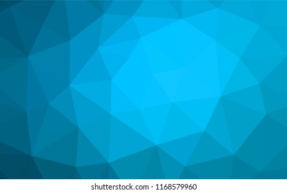 Light BLUE vector blurry hexagon template. Creative illustration in halftone style with gradient. A new texture for your design.