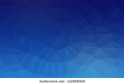 Light BLUE vector blurry hexagon texture. A vague abstract illustration with gradient. The template can be used as a background for cell phones.