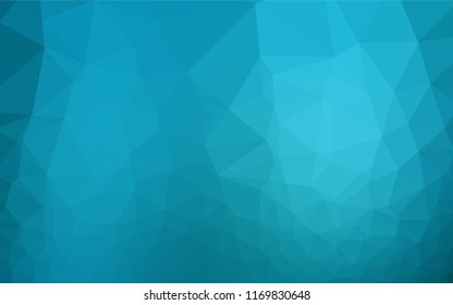 Light BLUE vector blurry hexagon texture. An elegant bright illustration with gradient. The elegant pattern can be used as part of a brand book.