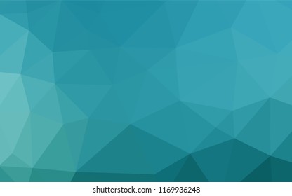 Light BLUE vector blurry hexagon template. A completely new color illustration in a vague style. The elegant pattern can be used as part of a brand book.