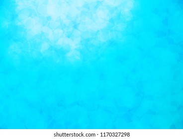 Light BLUE vector blurry hexagon background. An elegant bright illustration with gradient. Brand new design for your business.