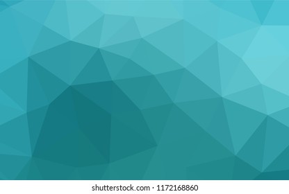 Light BLUE vector blurry hexagon pattern. Creative illustration in halftone style with gradient. The elegant pattern can be used as part of a brand book.