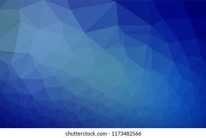 Light BLUE vector blurry hexagon texture. Shining illustration, which consist of triangles. The elegant pattern can be used as part of a brand book.