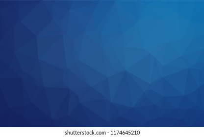 Textura hexagonal borrosa de vector claro AZUL. Muestra con formas polígonas. Una plantilla completamente nueva para el diseño de su negocio.