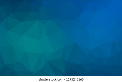 Light BLUE vector blurry hexagon pattern. Shining colored illustration in a Brand new style. A completely new template for your business design.