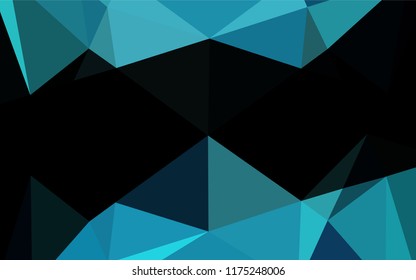 Light BLUE vector blurry hexagon pattern. Colorful abstract illustration with gradient. A new texture for your design.
