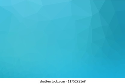 Light BLUE vector blurry hexagon template. A vague abstract illustration with gradient. The completely new template can be used for your brand book.