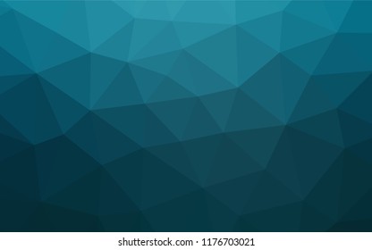 Light BLUE vector blurry hexagon template. Colorful illustration in abstract style with gradient. The textured pattern can be used for background.