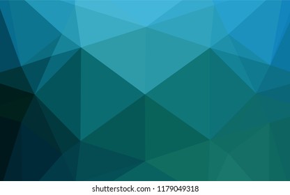 Light BLUE vector blurry hexagon texture. Glitter abstract illustration with an elegant design. A new texture for your design.