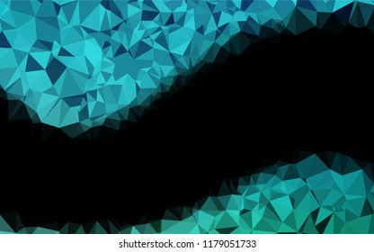 Light BLUE vector blurry hexagon template. Shining colored illustration in a Brand new style. Brand new design for your business.