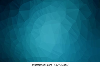 Light BLUE vector blurry hexagon template. Colorful abstract illustration with gradient. The completely new template can be used for your brand book.