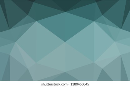 Light BLUE vector blurry hexagon pattern. Modern geometrical abstract illustration with gradient. The completely new template can be used for your brand book.