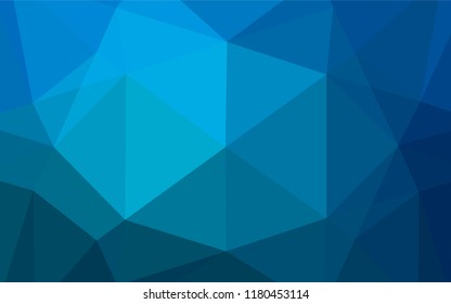 Light BLUE vector blurry hexagon pattern. Shining colored illustration in a Brand new style. The template can be used as a background for cell phones.