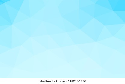 Light BLUE vector blurry hexagon template  Colorful illustration in abstract style and gradient  A new texture for your design 