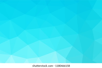 Light BLUE vector blurry hexagon template. A vague abstract illustration with gradient. A new texture for your design.