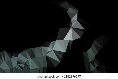 Light BLUE vector blurry hexagon texture. Colorful abstract illustration with gradient. The template can be used as a background for cell phones.