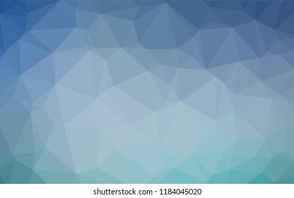 Light BLUE vector blurry hexagon template. An elegant bright illustration with gradient. A new texture for your design.