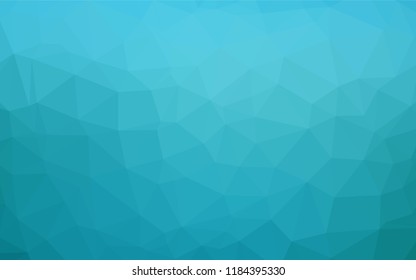 Light BLUE vector blurry hexagon template. Creative illustration in halftone style with gradient. The template can be used as a background for cell phones.