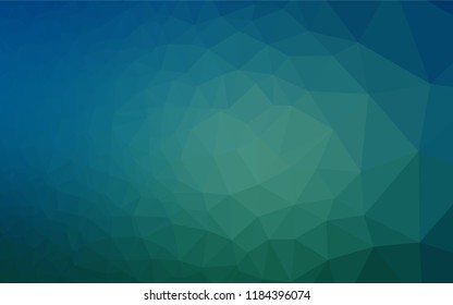 Light BLUE vector blurry hexagon texture. Shining illustration, which consist of triangles. A completely new template for your business design.