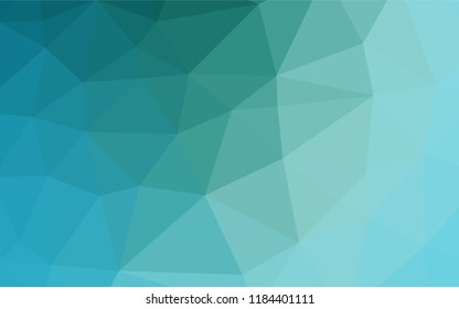 Light BLUE vector blurry hexagon pattern. Colorful illustration in abstract style with gradient. A completely new template for your business design.