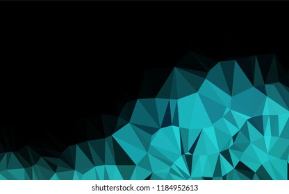 Light BLUE vector blurry hexagon template. Colorful illustration in abstract style with gradient. Brand new design for your business.