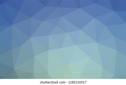 Light BLUE vector blurry hexagon template. A sample with polygonal shapes. Brand new style for your business design.