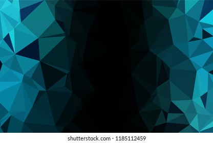 Light BLUE vector blurry hexagon pattern. An elegant bright illustration with gradient. Brand new design for your business.