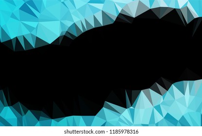 Light BLUE vector blurry hexagon texture. Colorful illustration in abstract style with gradient. Brand new design for your business.