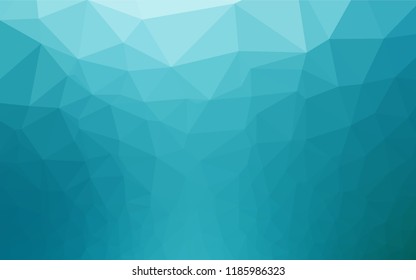 Light BLUE vector blurry hexagon template. Colorful illustration in abstract style with gradient. The best triangular design for your business.