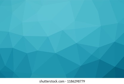 Light BLUE vector blurry hexagon template. Colorful abstract illustration with gradient. A completely new design for your business.