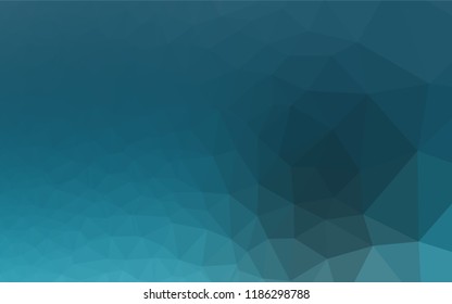 Light BLUE vector blurry hexagon template. A vague abstract illustration with gradient. The polygonal design can be used for your web site.