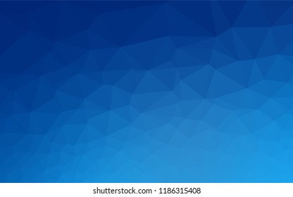 Light BLUE vector blurry hexagon template. Shining colored illustration in a Brand new style. The elegant pattern can be used as part of a brand book.